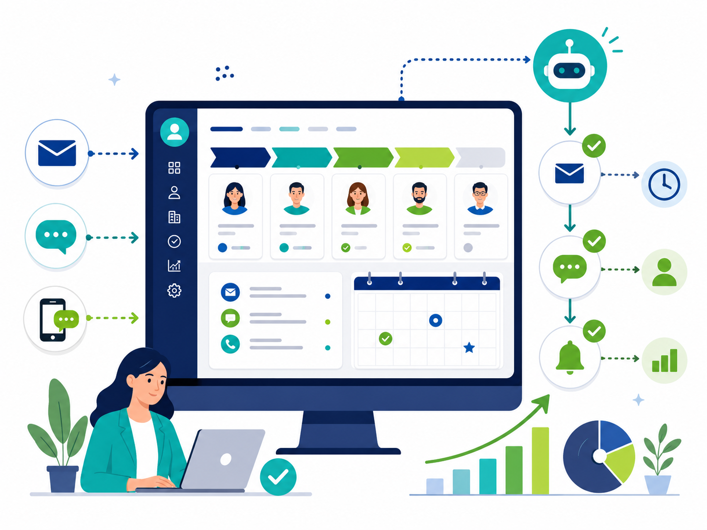 CRM & Follow-Up Automation System